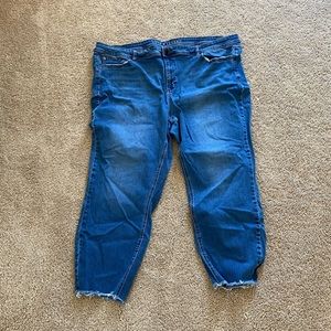 Frayed Bottom Jeans
